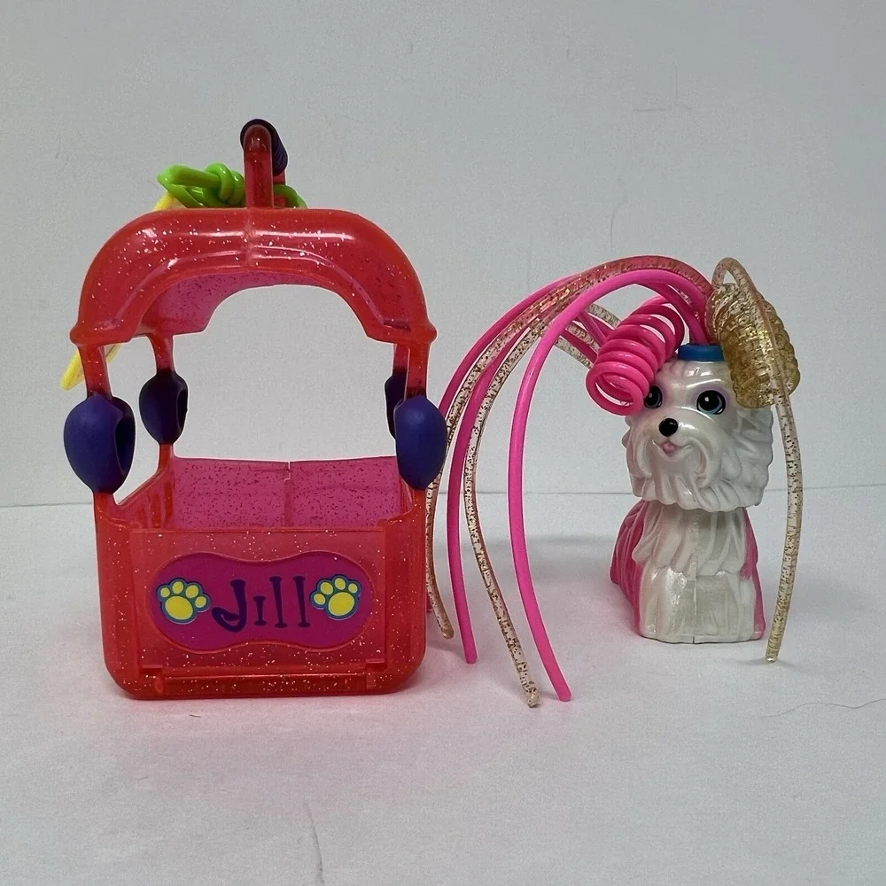 Betty Spaghetty Dolls Big Little Sis Jill Dog Carrier Beads Accesories Bundle
